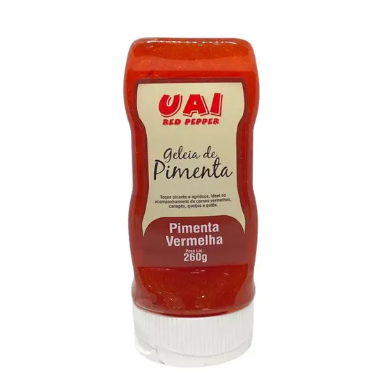 Geléia De Pimenta vermelha 250G Uai Red Pepper